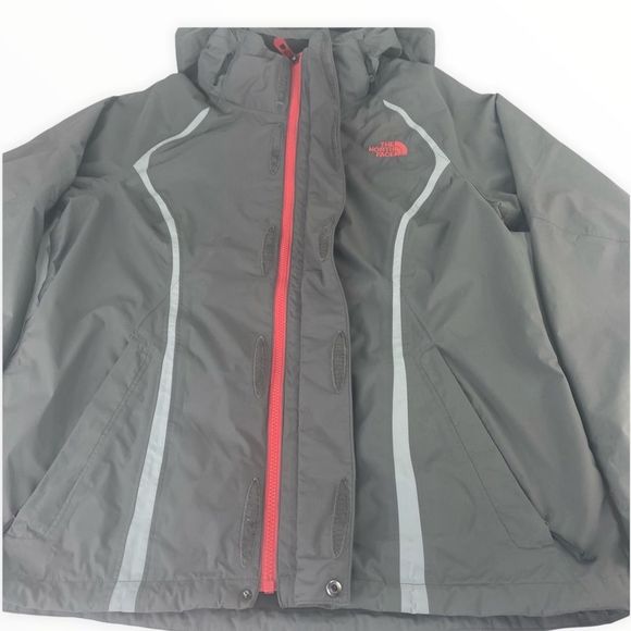The North Face Gray HyVent Shell Sz. M - Picture 3 of 14